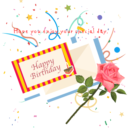 Hope you enjoy your special day.
