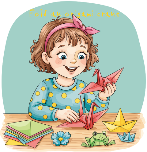 Fold an origami crane