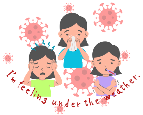I'm feeling under the weather. (1)