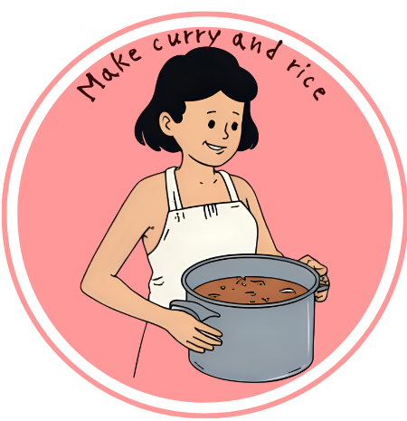 Make curry and rice