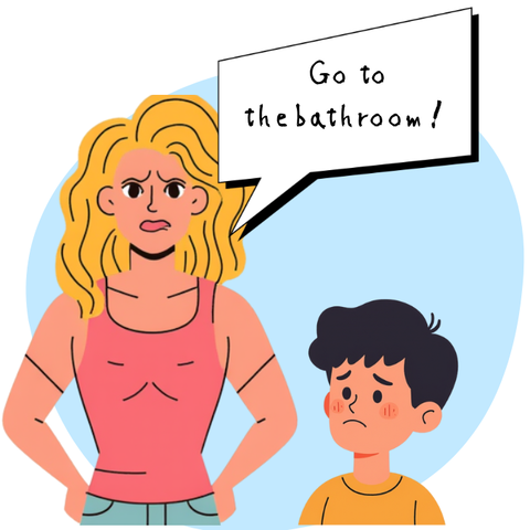 Go to thebathroom!