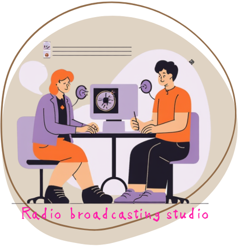 Radio broadcasting studio