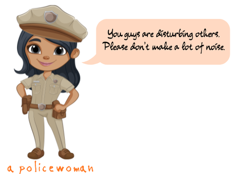a policewoman