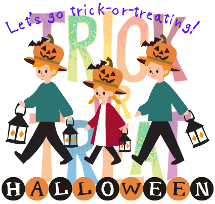Let's go trick-or-treating!