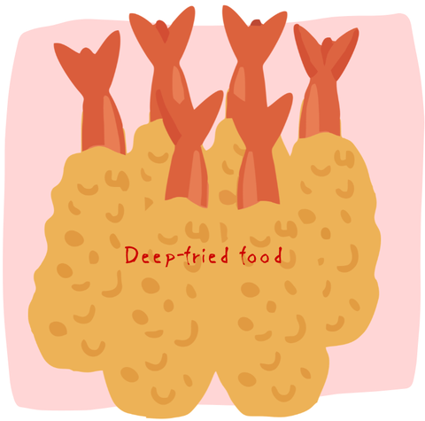 Deep-fried food