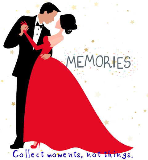 Collect moments, not things.