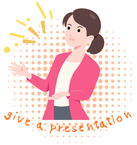 give a presentation