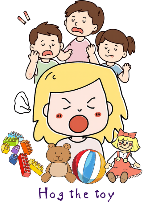 Hog the toy