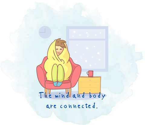The mind and body are connected.