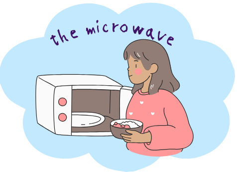 the microwave