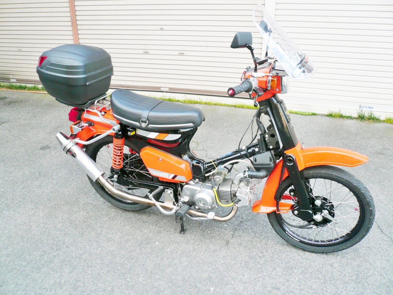 バックステッププレートのミニインプレとｎｅｗタイヤ Power Of Cub スーパーカブblog