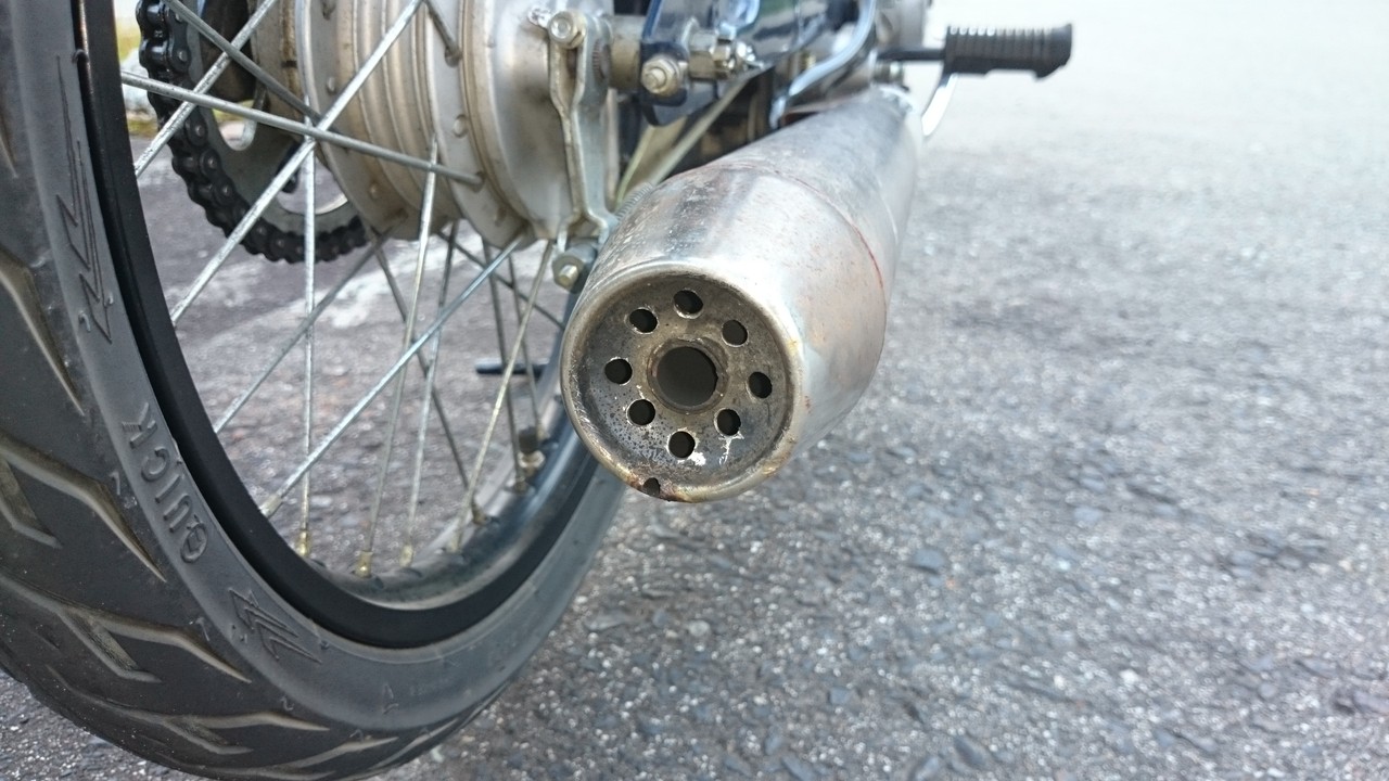 6号機の腐れマフラー死亡 Power Of Cub スーパーカブblog 6号機の腐れマフラー死亡 Power Of Cub スーパーカブblog
