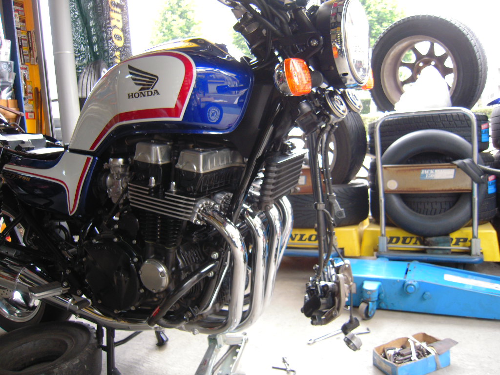 CB７５０RC４２☆フロントフォークダストシール交換作業③ : CB750