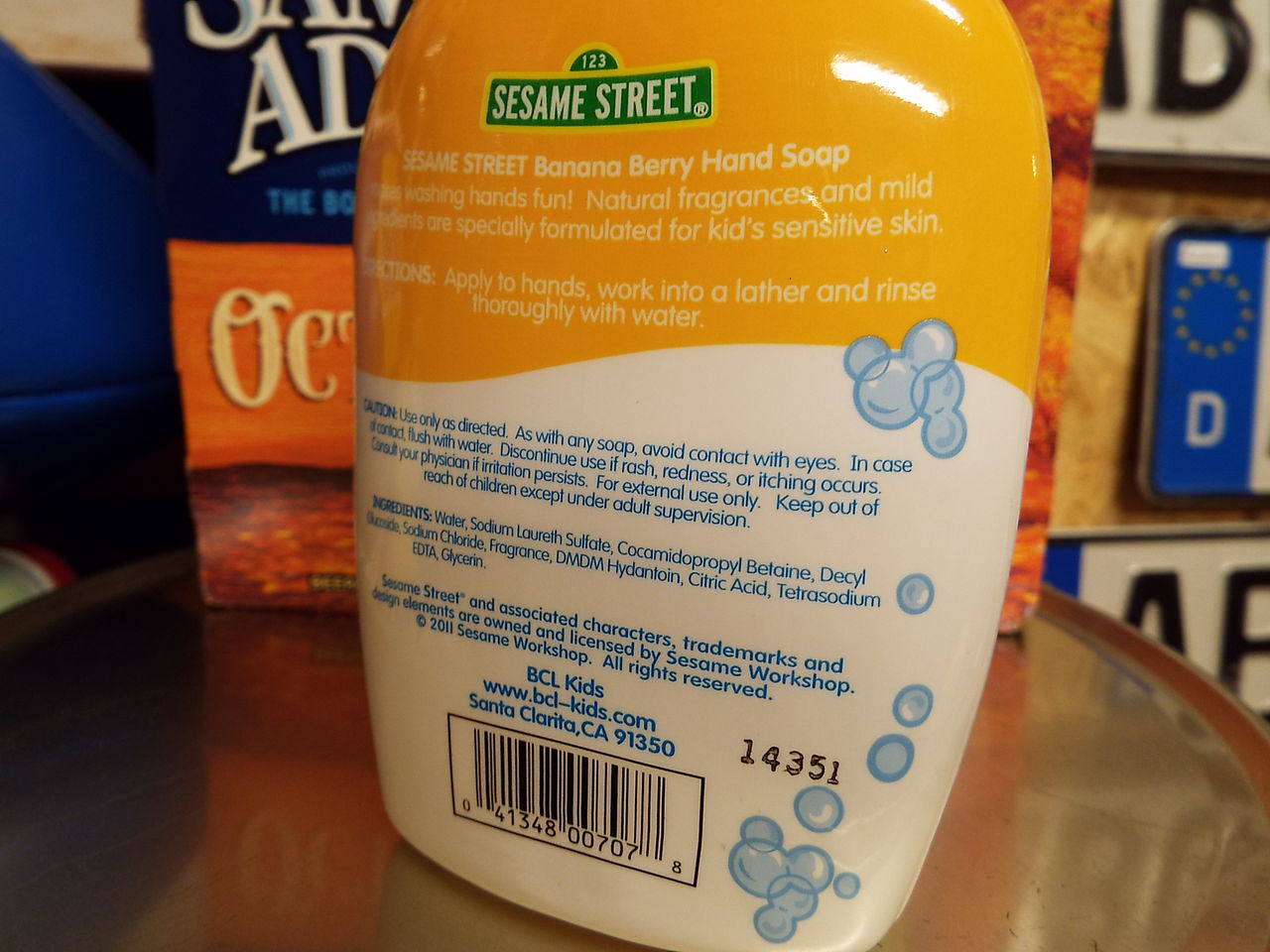 セサミストリート ハンドソープ キャノンボール １の日常