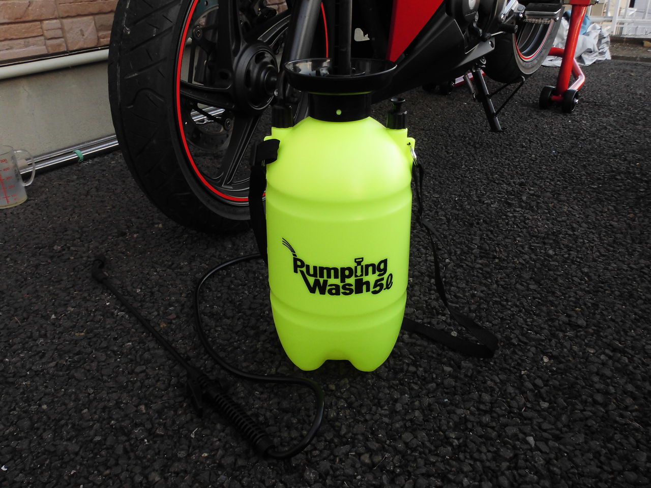 洗車用品紹介 ポンピングウォッシュ5l もっちライダーのバイク日記 Come Back To Road 洗車用品紹介 ポンピングウォッシュ5l もっちライダーのバイク日記 Come Back To Road