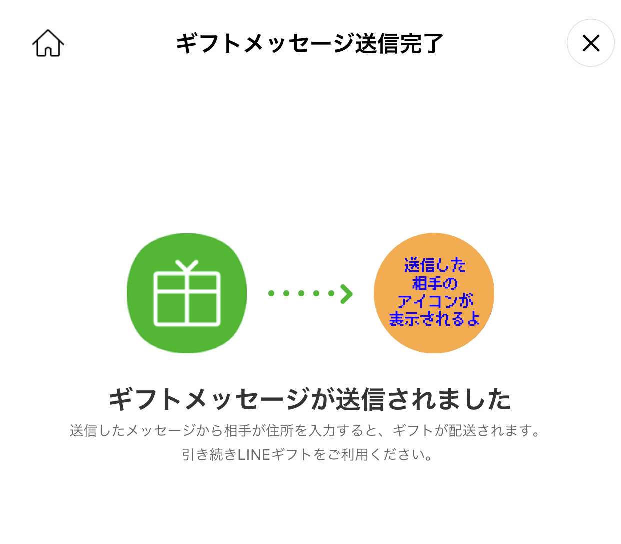 Lineギフトを使ってみた Pr ハラダチ日記 Powered By ライブドアブログ