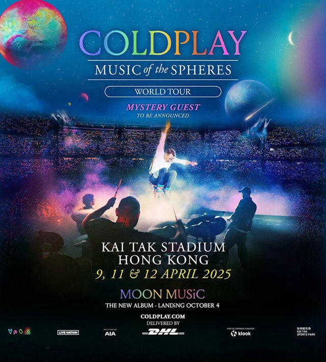 コールドプレイ、香港カイタックスタジアムで3公演決定 : CCM香港