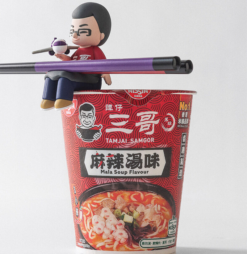 譚仔三哥と日清食品コラボ麺、香港エクスプレス航空で発売 : CCM香港