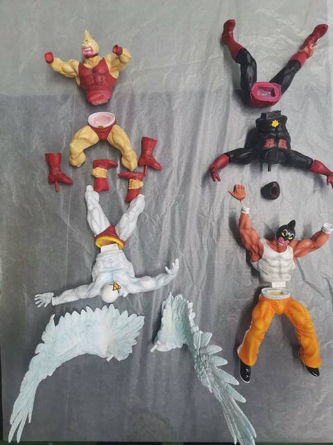 CCP 【キャスト製 】 キン肉マン マッスルドッキング4体セット 特別