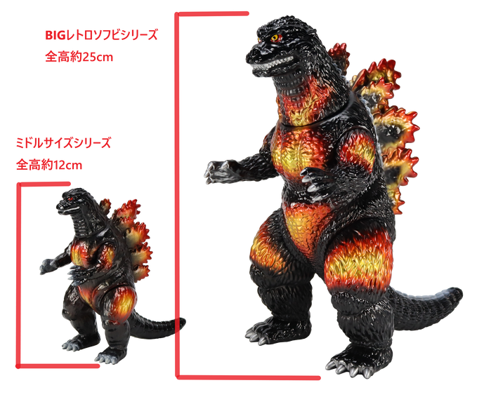 BIGレトロシリーズ ゴジラ（1995）2種 商品詳細 : CCPJAPAN