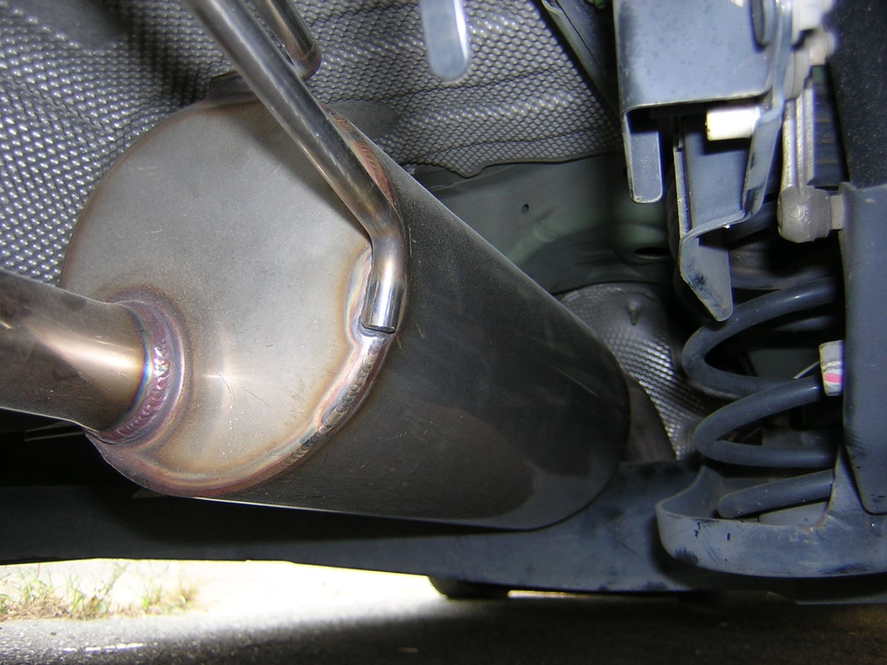 DEデミオ マフラー ワンオフ90パイ DEデミオ マフラー ワンオフ90パイ