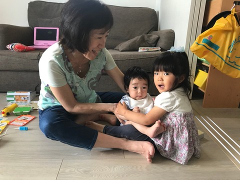 6月 りのぴ3ヶ月〜 れい4ヶ月_190609_0099