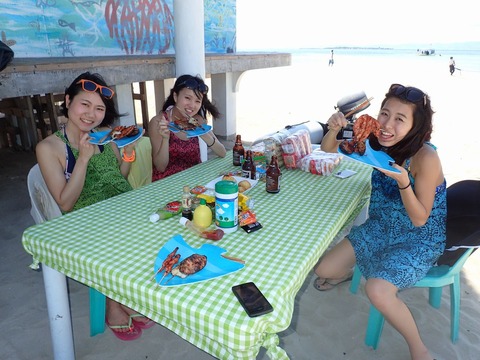 セブのアイランドホッピング・ランチ