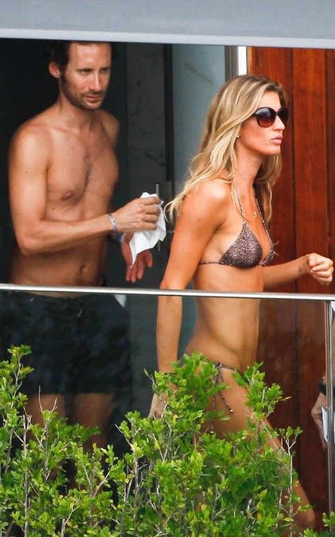 Gisele Bundchen Bikinis at her hotel in Rio 06