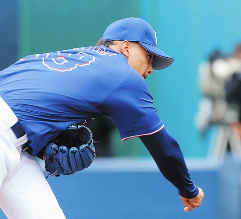 中日アブレウ、来日初実戦で2回1失点 最速156キロをマーク