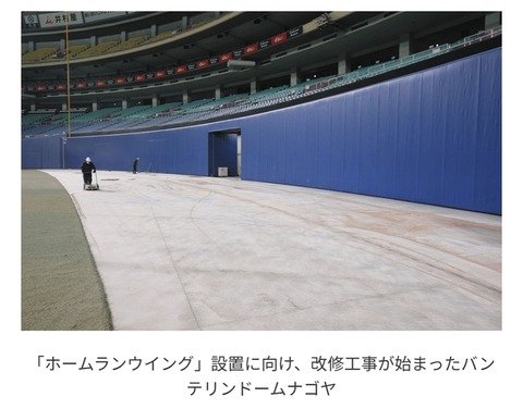 【画像】バンテリンドーム、かなり狭くなりそう