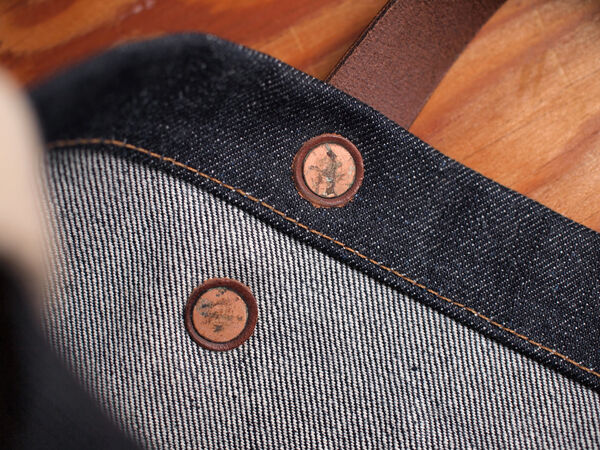 RRL / ダブルアールエル】Indigo Denim Market Tote. 日本製インディゴ