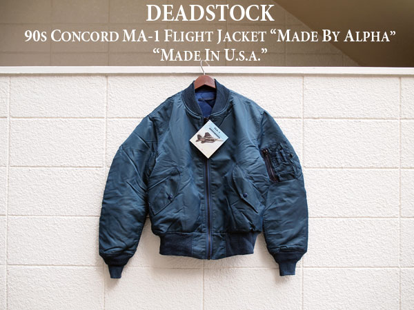 Deadstock / デッドストック】90s Concord MA-1 