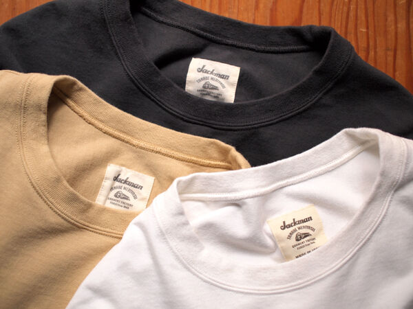 Jackman / ジャックマン】JM5320 Half Sleeve Double Up T-Shirt. 透け