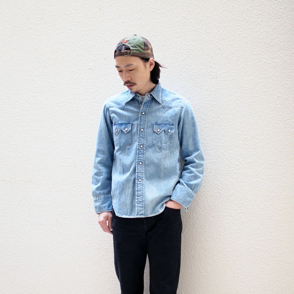 【LEVI'S VINTAGE CLOTHING】本格的なヴィンテージ加工のデニムウエスタンシャツ : HUNKY DORY OSAKA BLOG
