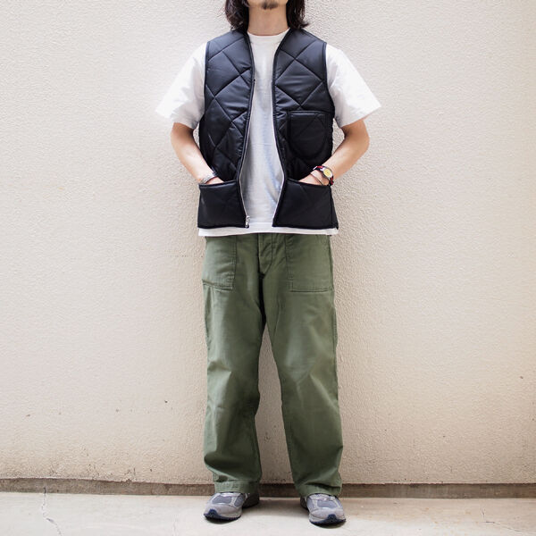 SNAP'N'WEAR / スナップンウェア】#300 Quilted Nylon Vest. 軽量で
