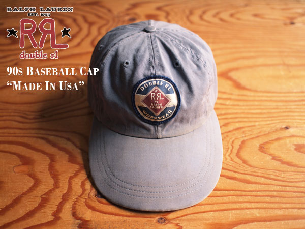 VINTAGE / ヴィンテージ】DOUBLE RL 90S BASEBALL CAP 