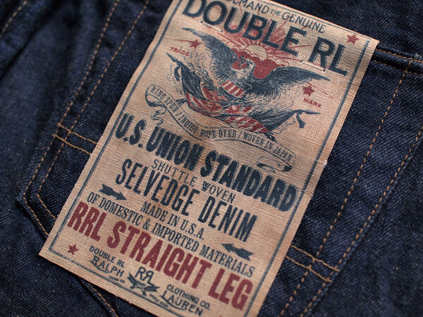 RRL / ダブルアールエル】STRAIGHT LEG ONCE WASHED JEAN RRL / ダブルアールエル】STRAIGHT LEG ONCE WASHED JEAN