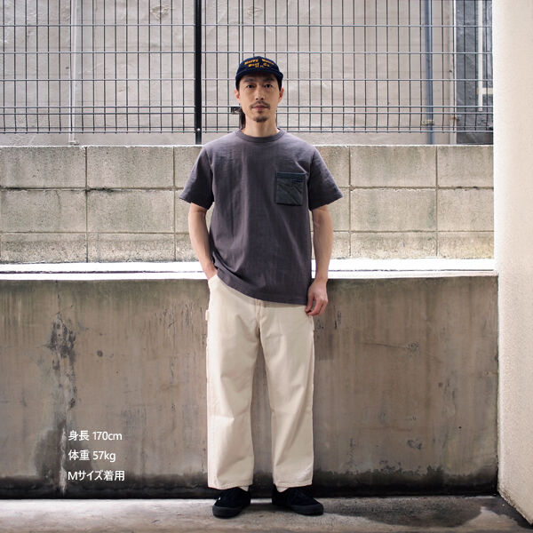 Jackman × LAVENHAM】JM5445LV Dotsume Pocket T-Shirt. 毎年高い人気
