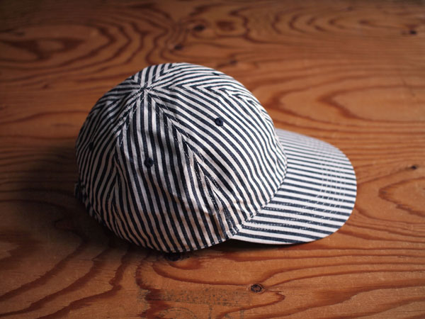 DENHAM CAP キャップ ヒッコリー ストライプ ライトブルー ワークキャップ（ヒッコリーストライプ） FA9670 | 飲食店制服