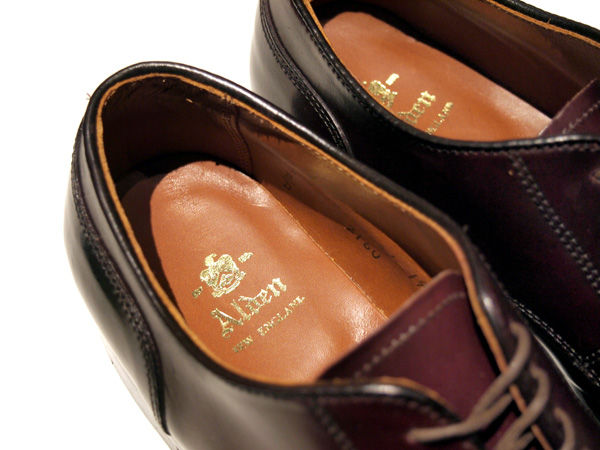 Alden 2160 #8 Shell Cordovan Straight-Tip Blucher : HUNKY DORY