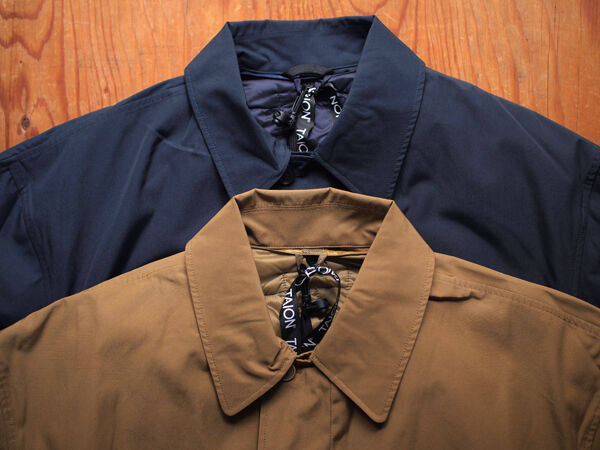 【ryta】タイオン別注NON DOWN BAL COLLAR COAT TAION/タイオン】ノーリーズのパターンに落とし込んだ別注ステン