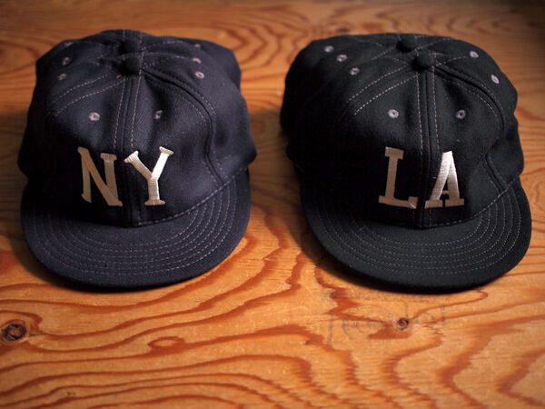 Cooperstown Ball Cap Co.】Wool Flannels Baseball Cap with Elastic