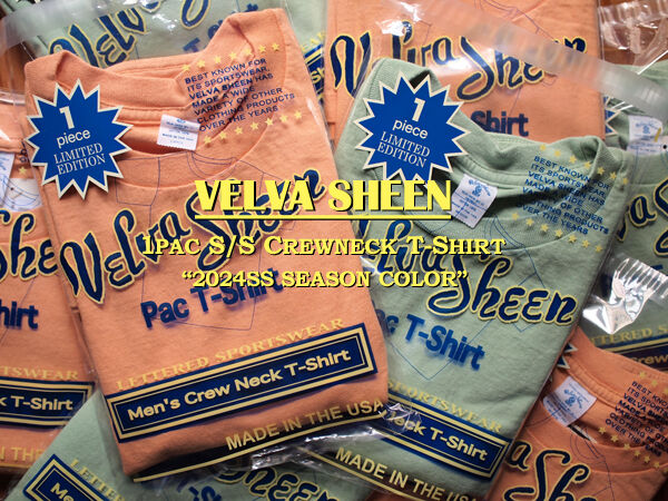 Velva Sheen / ベルバシーン】162319 1Pac S/S Crewneck T-Shirt