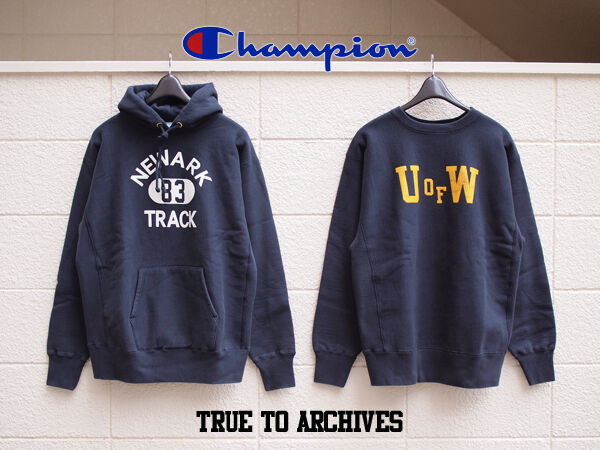 Champion - TRUE TO ARCHIVES】Reverse WeaveⓇ Crewneck Sweat Champion - TRUE TO ARCHIVES】Reverse WeaveⓇ Crewneck Sweat