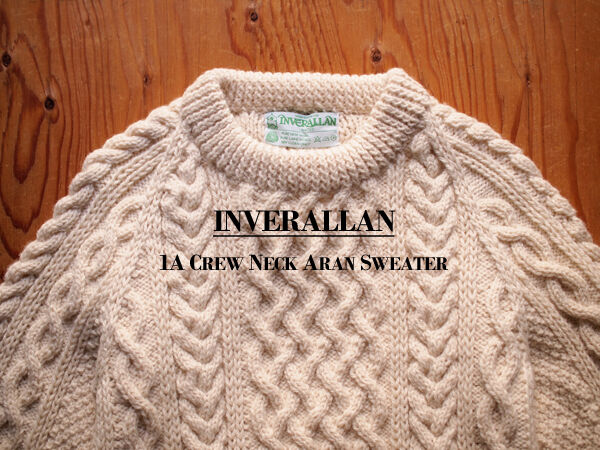 INVERALLAN (インバーアラン) 1A CREW-NECK  茶タグ1AC