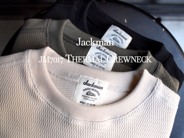 JACKMAN / ジャックマン】ミリタリーサーマルをベースにした春に