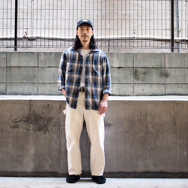 FIVE BROTHER / ファイブブラザー】Open Collar L/S Shirt. 1960年代風