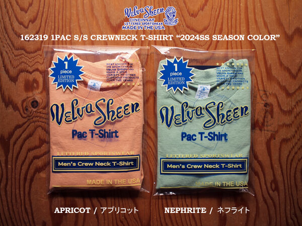 Velva Sheen / ベルバシーン】162319 1Pac S/S Crewneck T-Shirt