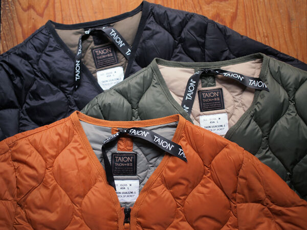 TAION ダウンジャケット　ソフトシェル TAION◇ダウン/ソフトシェル/ナイロンジャケット/M/ナイロン/BLK/24FW