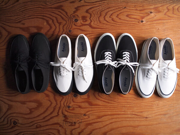At Last ＆ Co DECK SHOES BLACK デッキシューズ ASAHI DECK / アサヒデッキ】M014 Canvas Deck Shoes 